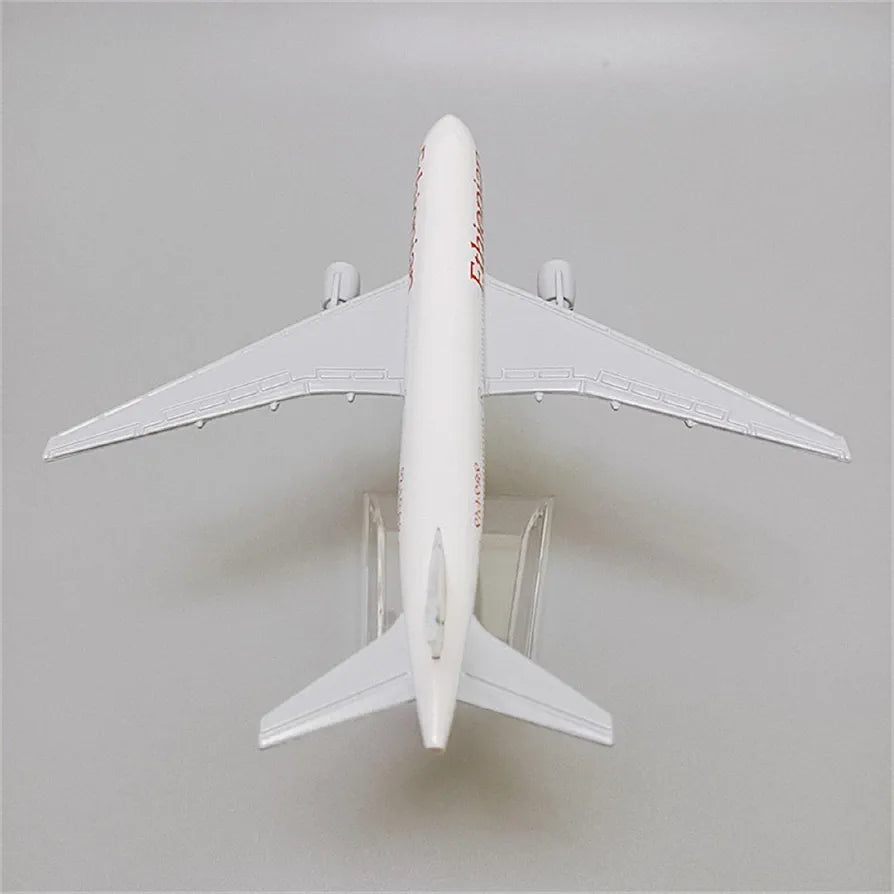 Aircraft Model 16cm Aircraft Ethiopian Cargo B777F Alloy Plane Model (code-139)