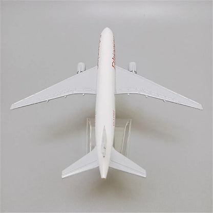 Aircraft Model 16cm Aircraft Ethiopian Cargo B777F Alloy Plane Model (code-139)