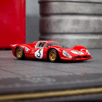 Hotwheels elite 64 1967 ferrari 330 p4 imported premium rlc 1:64 Scale (with protector)JCP47