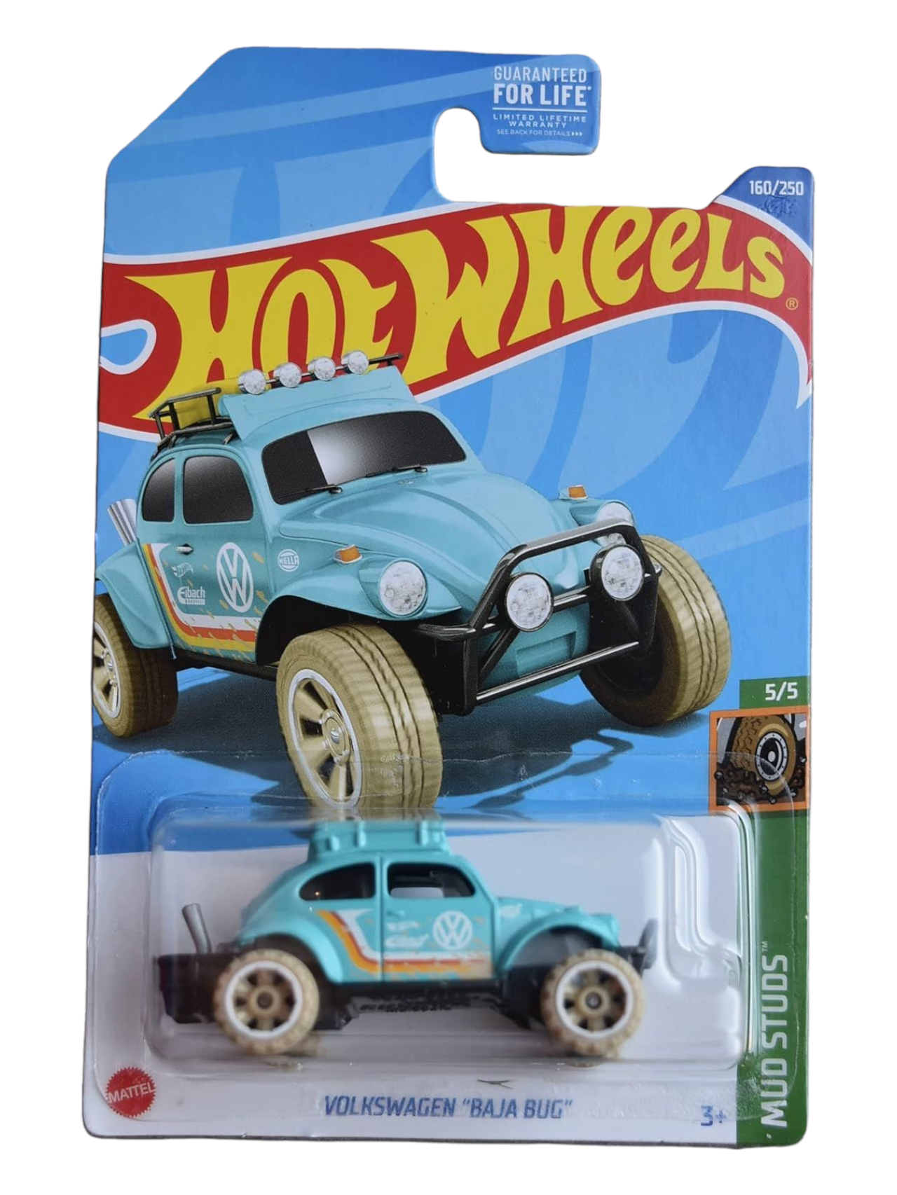 HotWheels Volkswagen Baja Bug Imported Mainline 1:64 Scale