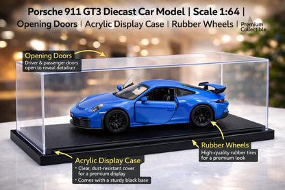 Bburago Porsche 911 gt3  1:64 Scale diecast metal bburago -28-24938BL