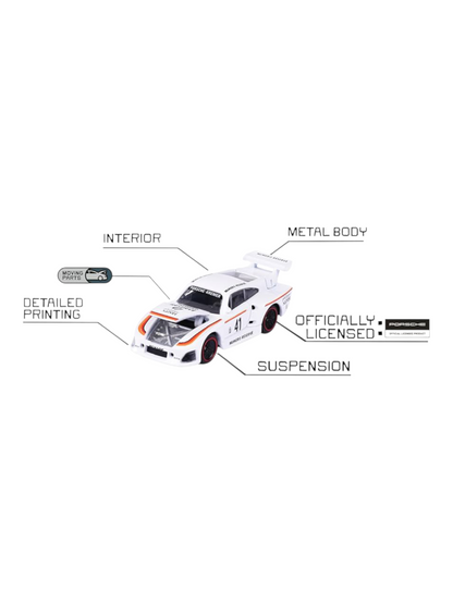 Majorette porsche premium car opening parts suspension 1:64 Scale 8502105002