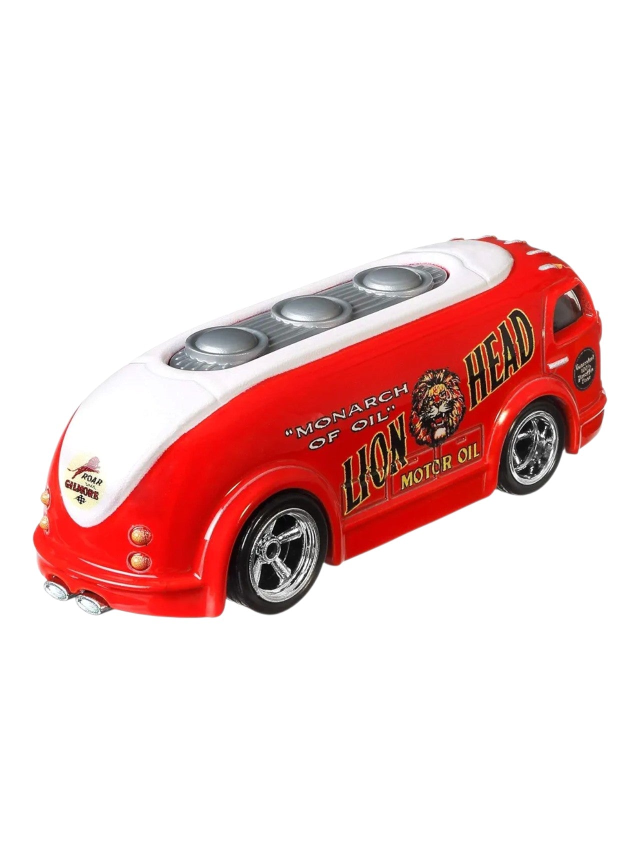 HotWheels Monarch Of Oil Lion Head 1947 'Haulin Gas Imported Premium 1:64 Scale ( Card is damege Car Mint Condition )