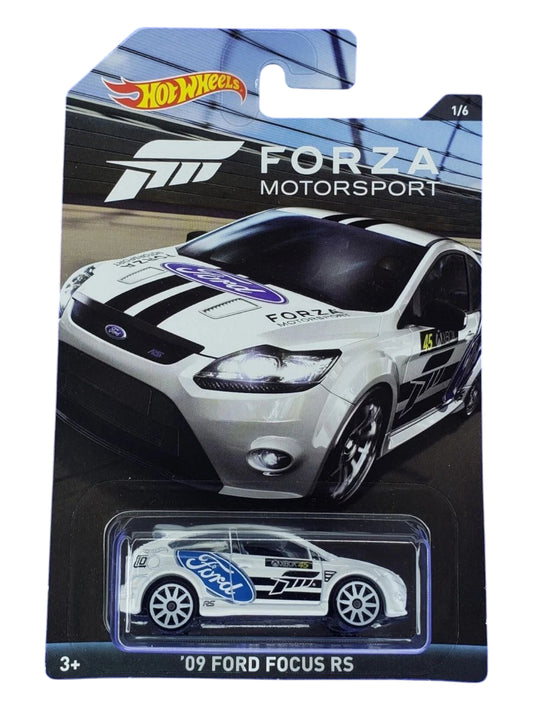 Hotwheels '09 Ford Focus rs imported card art mainline 1:64 Scale
