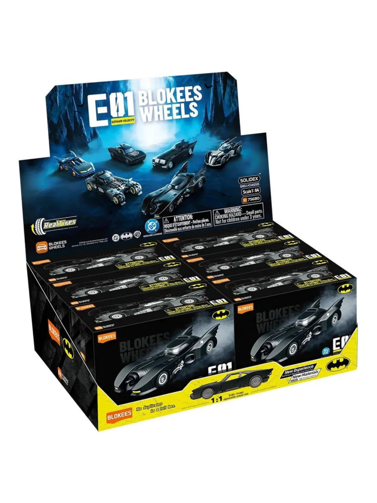 Blokees Wheels E01 Gotham Velocity Blind Box (Code: 75680) – [Pack of 1 / Random Surprise Model]