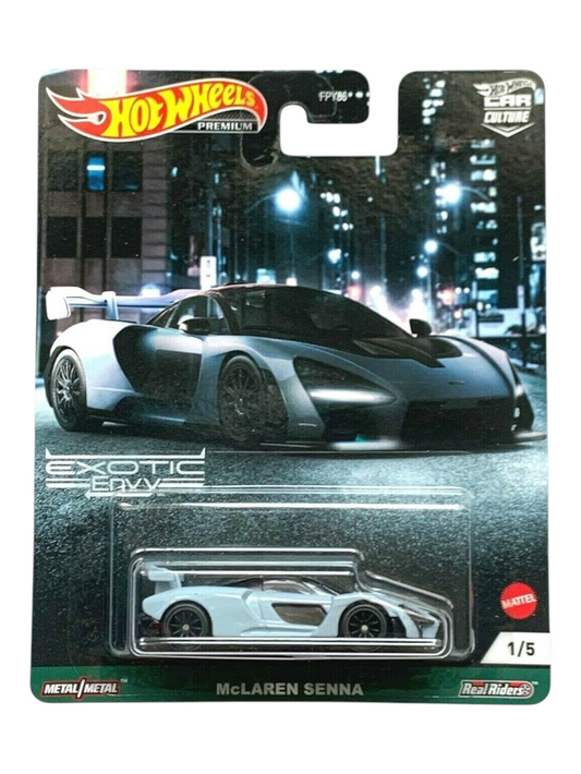 Hotwheels exotic envy McLaren senna imported premium 1:64 Scale