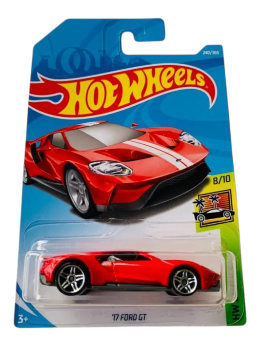 HotWheels 17 Ford GT Imported Mainline 1:64 Scale (Card Damage)