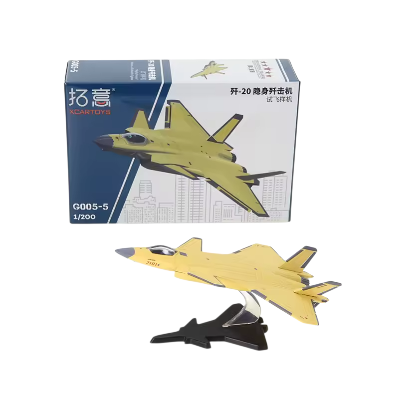 XCARTOYS G005-5 1:200 J-20 J20 Stealth Fighter Diecast Model