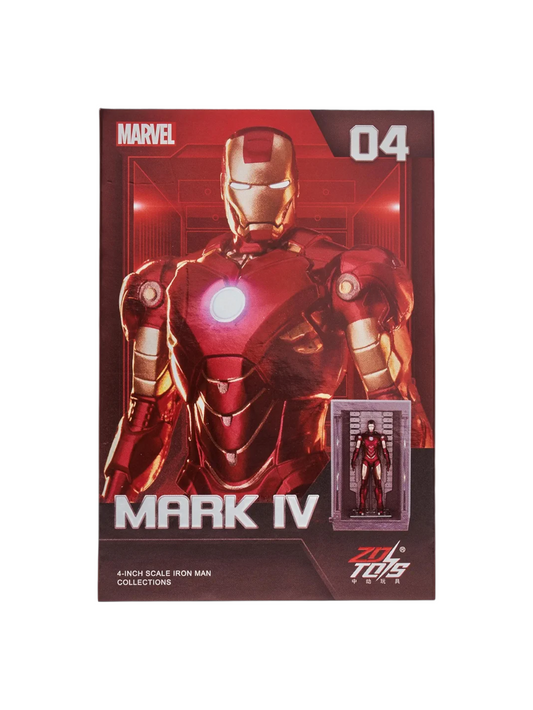 Marvel Mark Iv ZD Toys 4-Inch sacal Iron man Collection Action Figure MK4