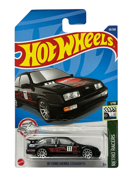 Hotwheels 87 Ford Sierra Cosworth Imported Mainline 1:64 Scale HCT21-M7C8