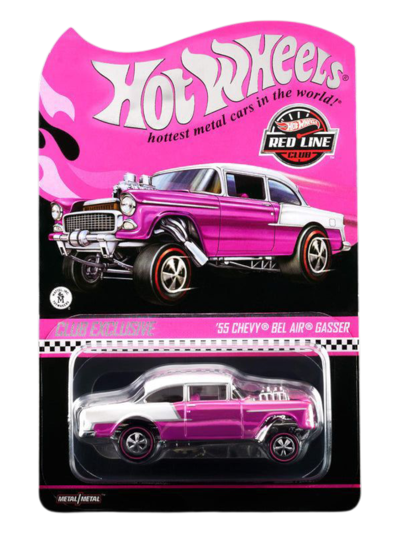HotWheels 55 Chevy Bel Air Gasser RLC 1:64 Scale (With Protector)