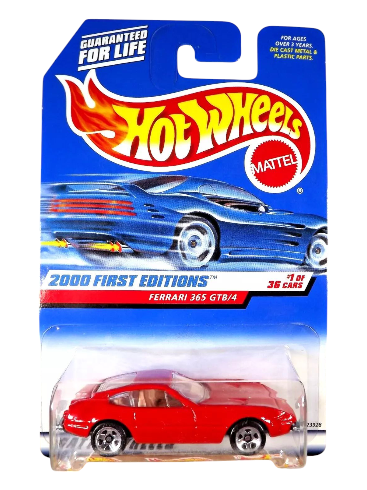 HotWheels 2000 First Editions Ferrari 365 GTB/4 Imported Mainline 1:64 Scale
