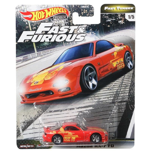 Hot wheels  premium fast & Furious fast Tuners mazda RX-7 FD scale 1:64