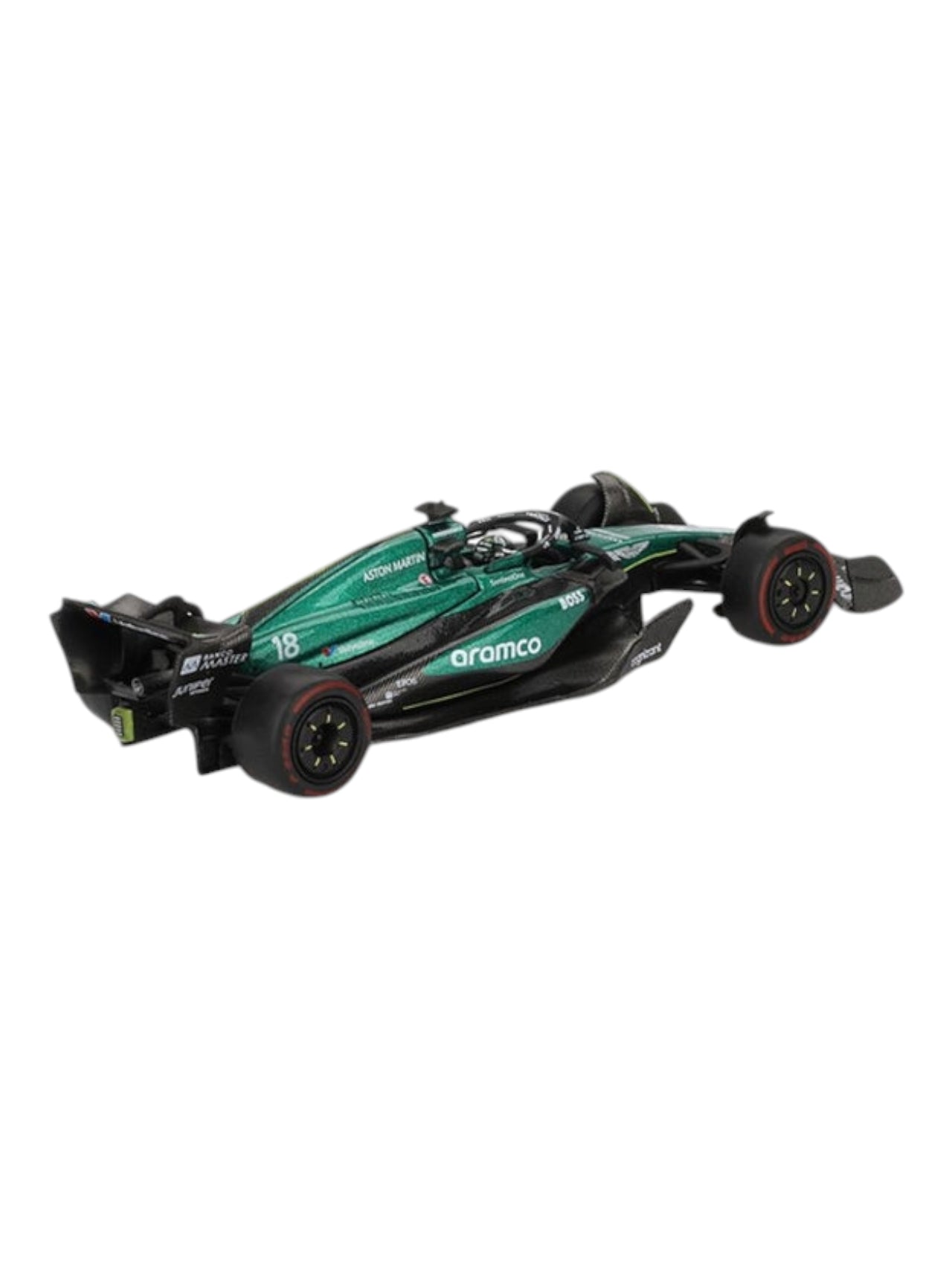 Mini GT Aston Martin amr24#18 2024 bahrain gp lance stroll code-1001 1:64 Scale
