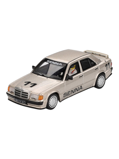Mini GT Mercedes-Benz 190 E 2.3-16 # 11 Ayrton Senna Imported 1:64 Scale (code-1076)
