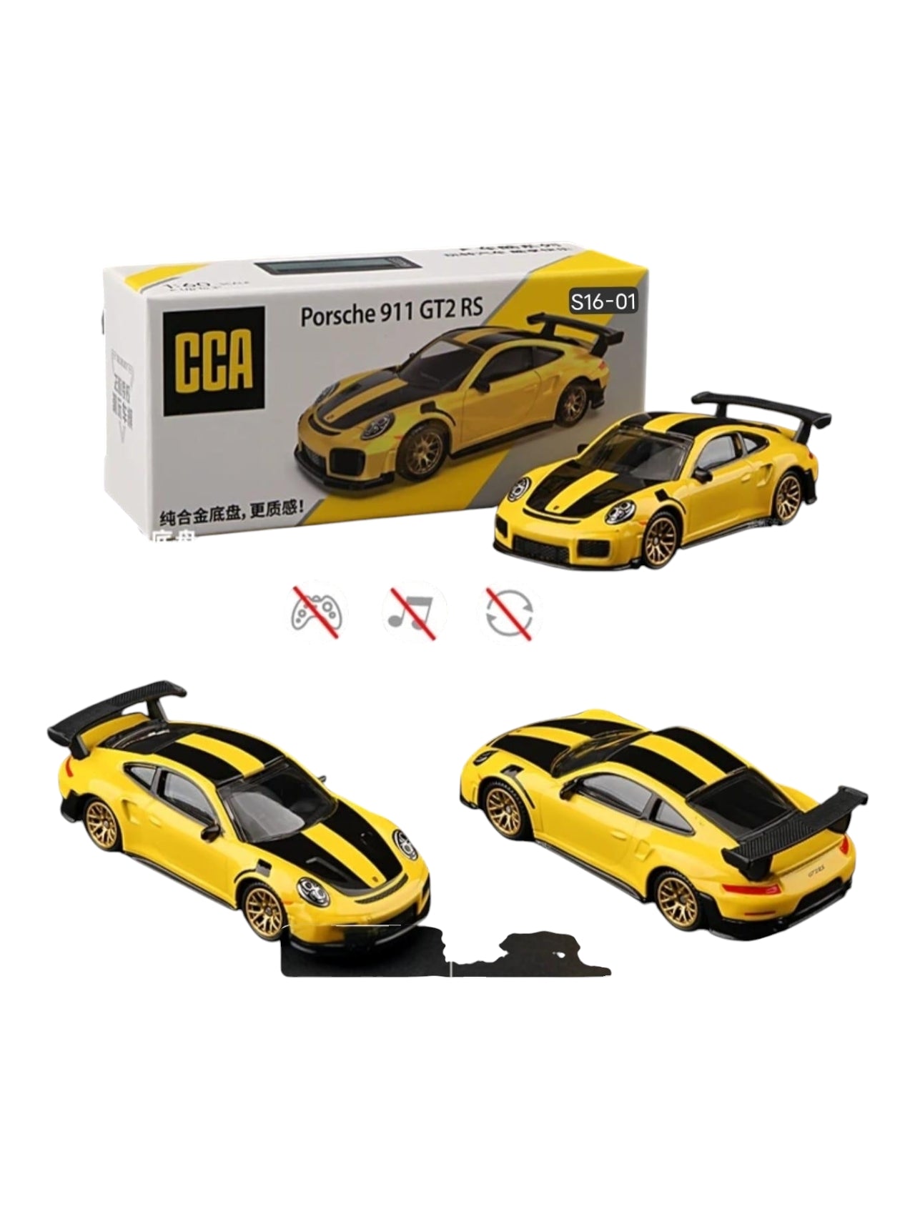 CCA porsche 911 gt2 rs 1:64 Scale – Toy Collectors India