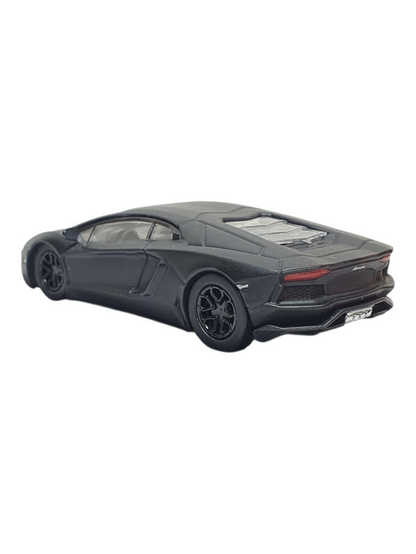 Kyosho LAMBORGHINI AVENTADOR LP 700-4 MATTE BLACK diecast car model 1:64 Scale