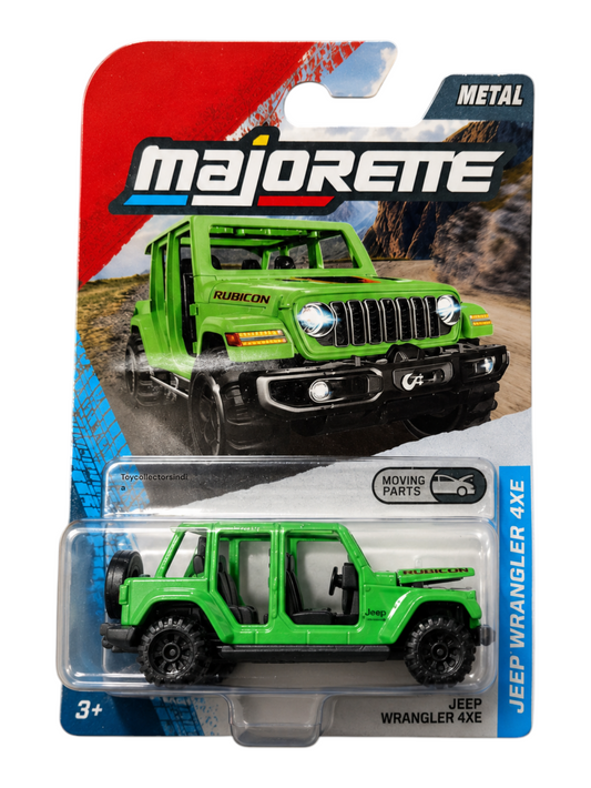 Majorette Jeep Wrangler 4×E Imported Premium 1:64 Scale