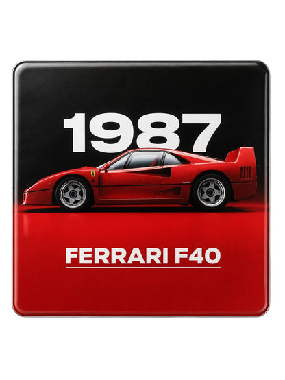 Ferrari Heritage Series Fridge Magnet – Premium Metal Car Magnet | F40, F50, Enzo, LaFerrari, 488 Pista, F80 & 288 GTO Designs