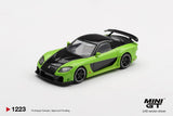 Mini GT No.1223 Mazda RX-7 VeilSide Fortune7 Green 1:64 Scale Diecast Model (Box / Blister)