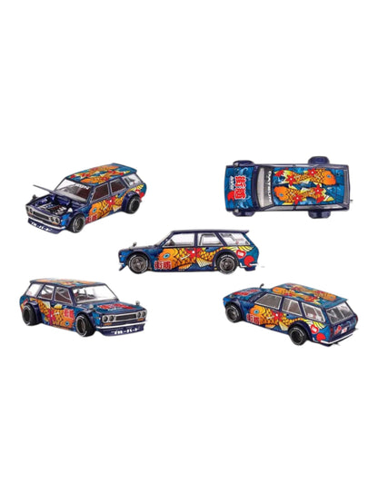 Mini GT Kaido House #248: Datsun Kaido 510 Wagon Koi Wagon V1 1:64 Scale