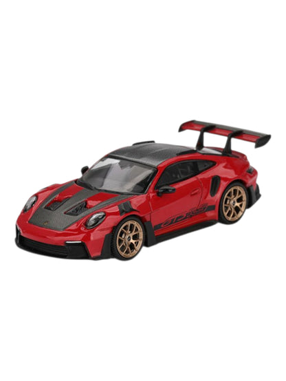 Mini GT #1060: Porsche 911 (992) GT3 RS Weissach Package Guards Red 1:64 Scale