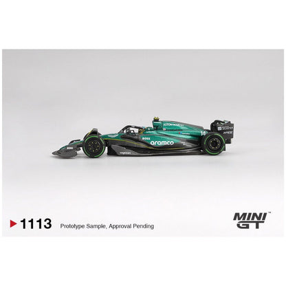 Mini GT Aston Martin AMR24 #14 2024 F1 Canadian GP Fernando Alonso (No.1113) 1:64 Scale