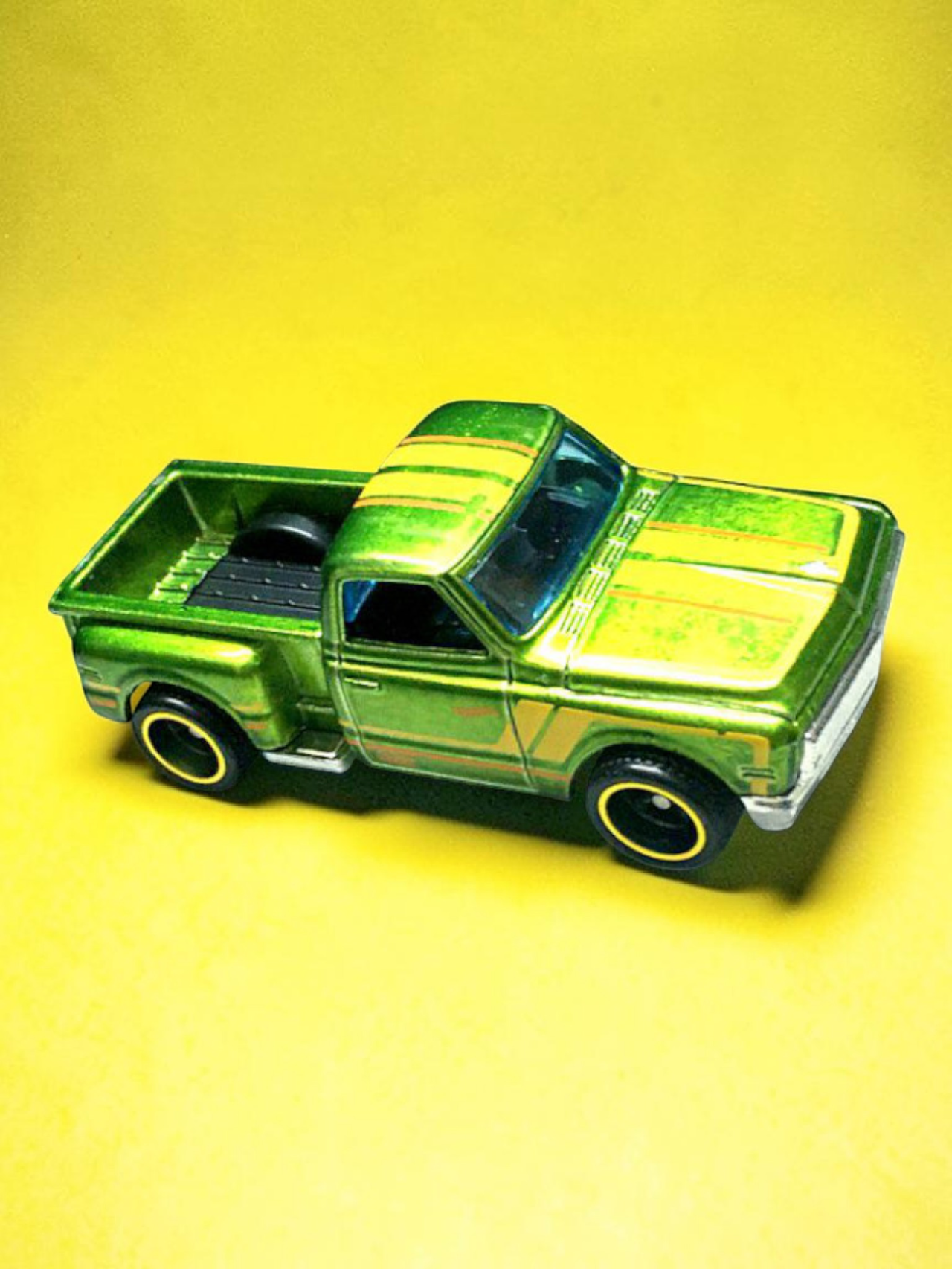 HotWheels '69 CHEVY' PICKUP Imported Mainline 1:64 Scale Super Treasure Hunt (With protector)