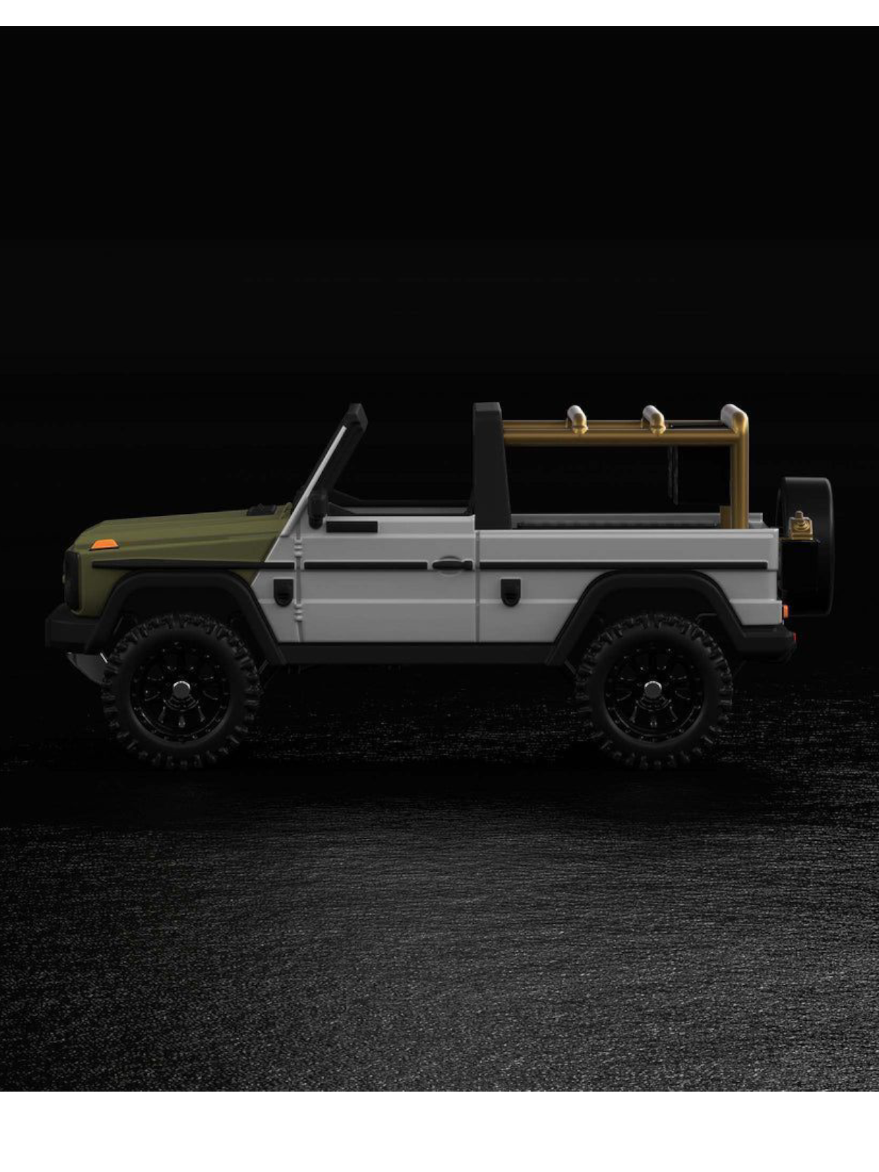 HotWheels x Mercedes-Benz Project G-Class Past II Future Designed by Nigo RLC 1:64 Scale (With Acrylic Case)