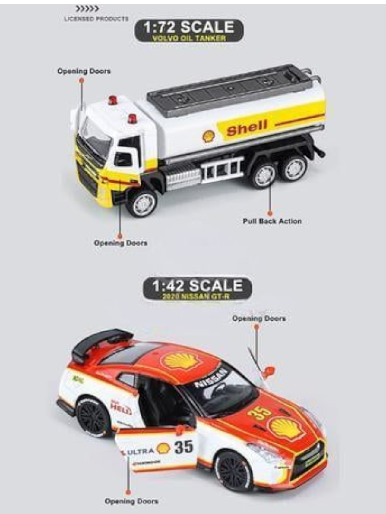 CCA Official Licensed Shell Gas Station Assembly Playset