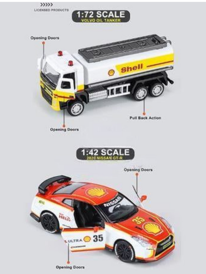 CCA Official Licensed Shell Gas Station Assembly Playset