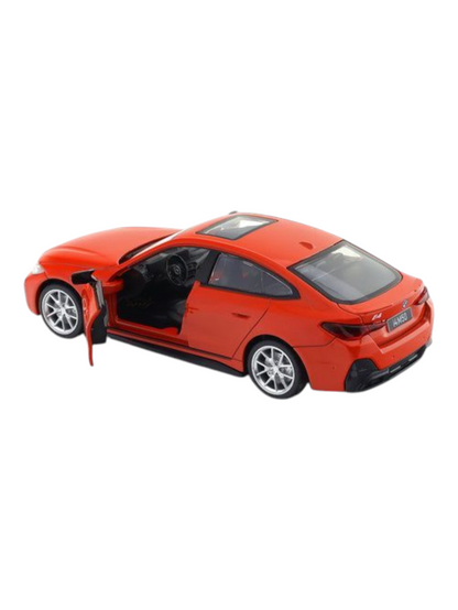 CCA BMW i4 M50 Red 1:32 licensed pullback diecast Scale Model car