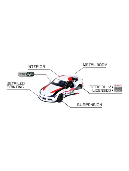 Majorette toyota japan racer opening parts suspension 1:64 Scale 8502105003