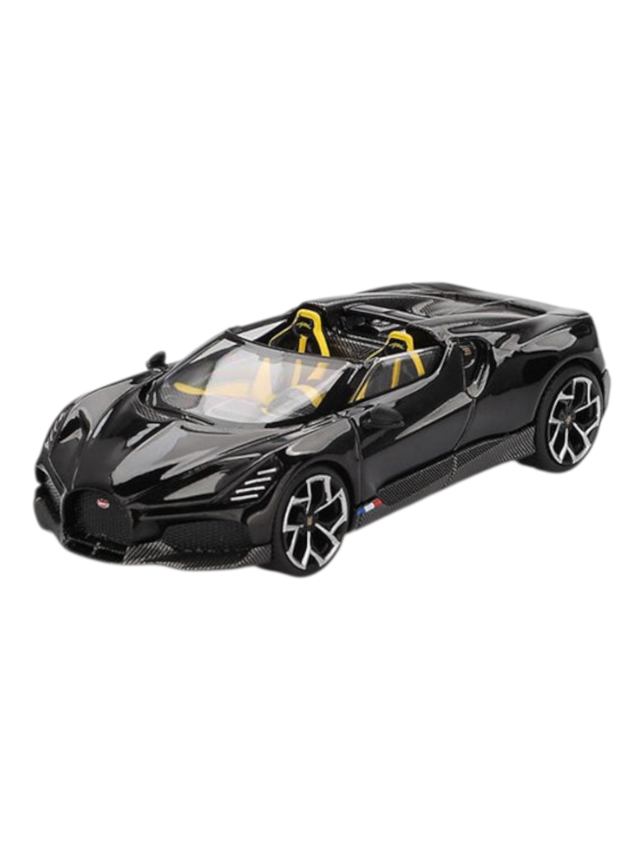 Mini GT 1058: Bugatti W16 Mistral Black 1:64 Scale