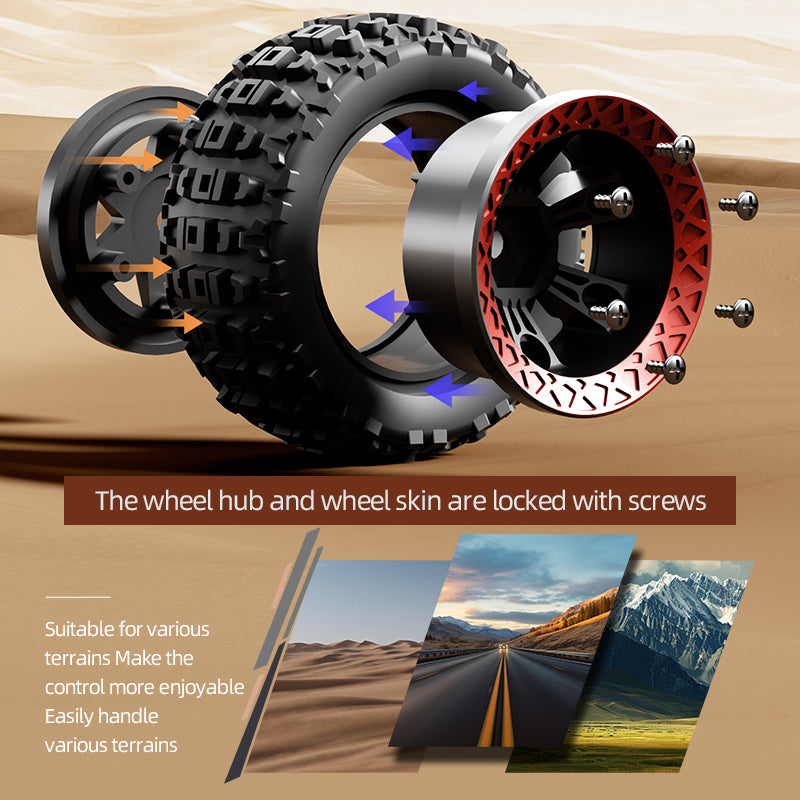 SCY Remote Control (RC) Rally Monster Truck 1:18 Scale