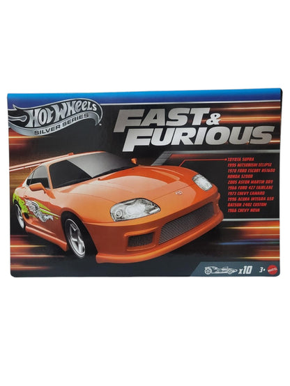 HotWheels silver series fast and furious pack of 10 imported mainline 1:64 scale