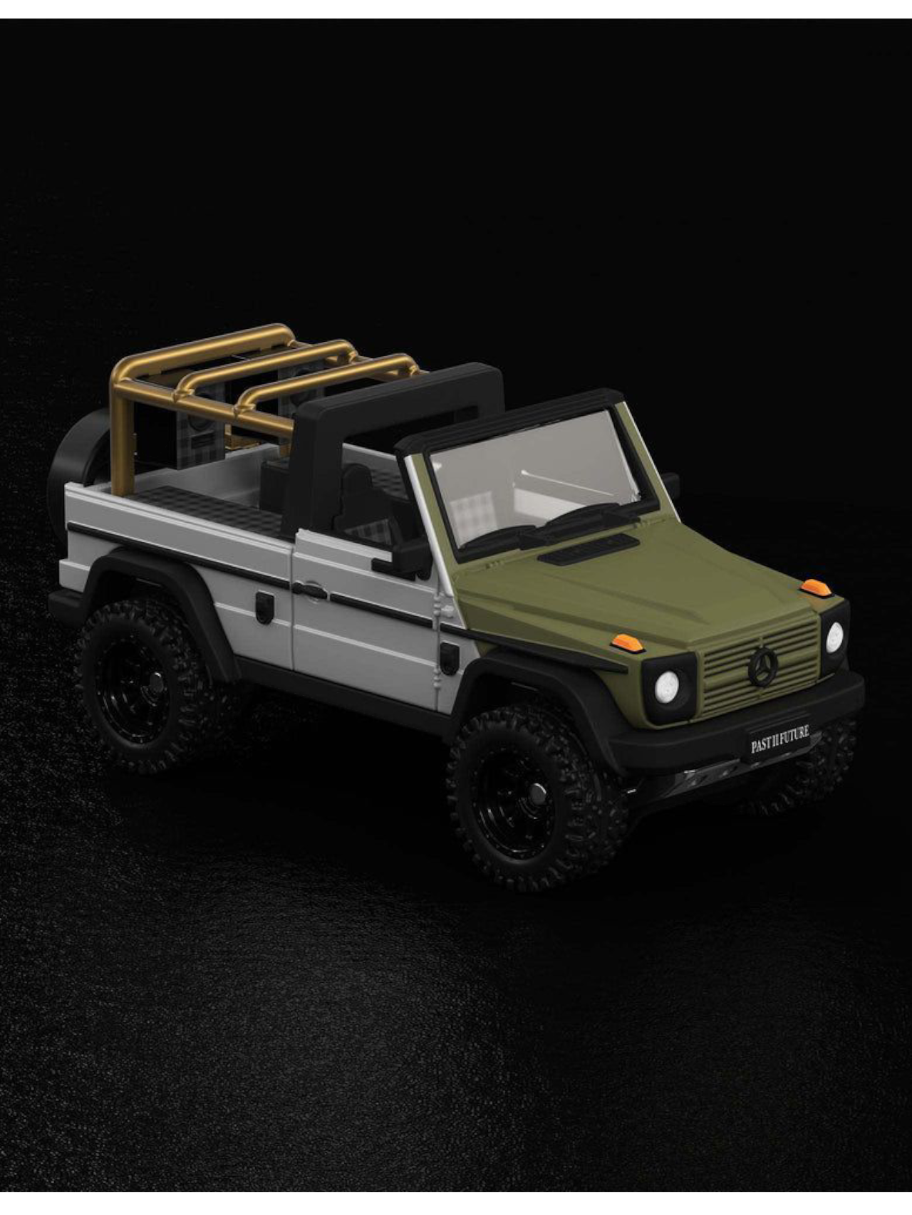HotWheels x Mercedes-Benz Project G-Class Past II Future Designed by Nigo RLC 1:64 Scale (With Acrylic Case)