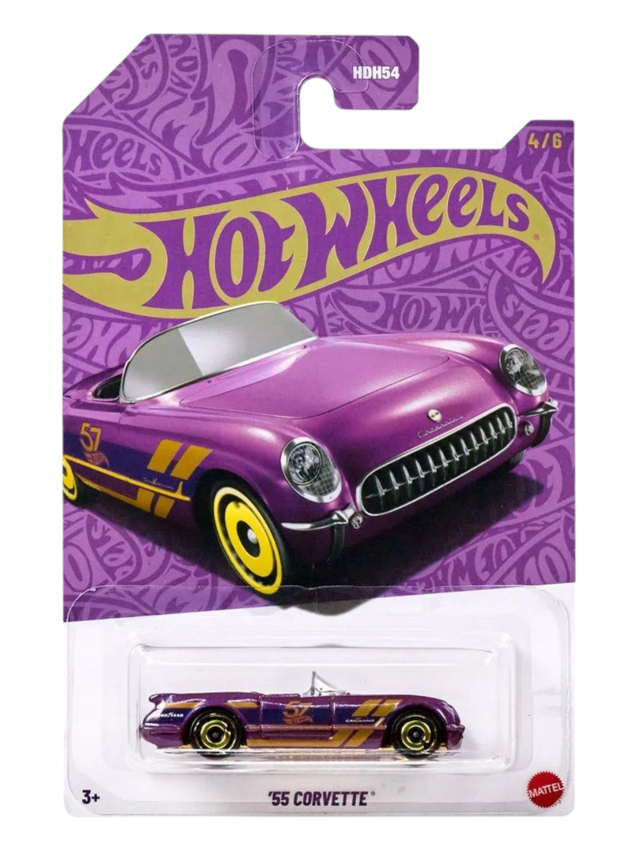 HotWheels 57th aniversary Pearl and Chrome Set of 24 Cars with Chase Piece 1:64 Scale
