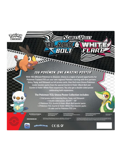 Pokemon Black Bolt and White Flare Poster Collection (English)