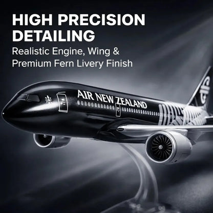 Aircraft Model Air New Zealand Western Era Black New Airplane Zealand B747 16cm (Code 141)