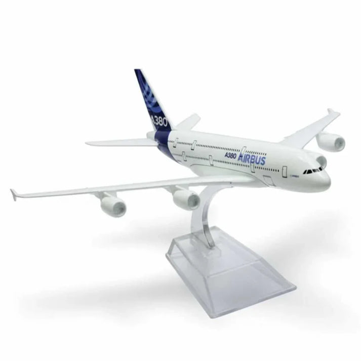 Aircraft Airbus A380 model 16cm Scale With Display Stand Airplane