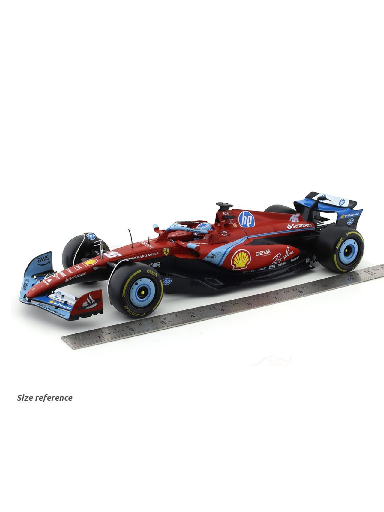 Bburago Formula 1 (F1) Ferrari Miami GP SF-24 16 No Charles Leclerc 1:18 Scale Diecast