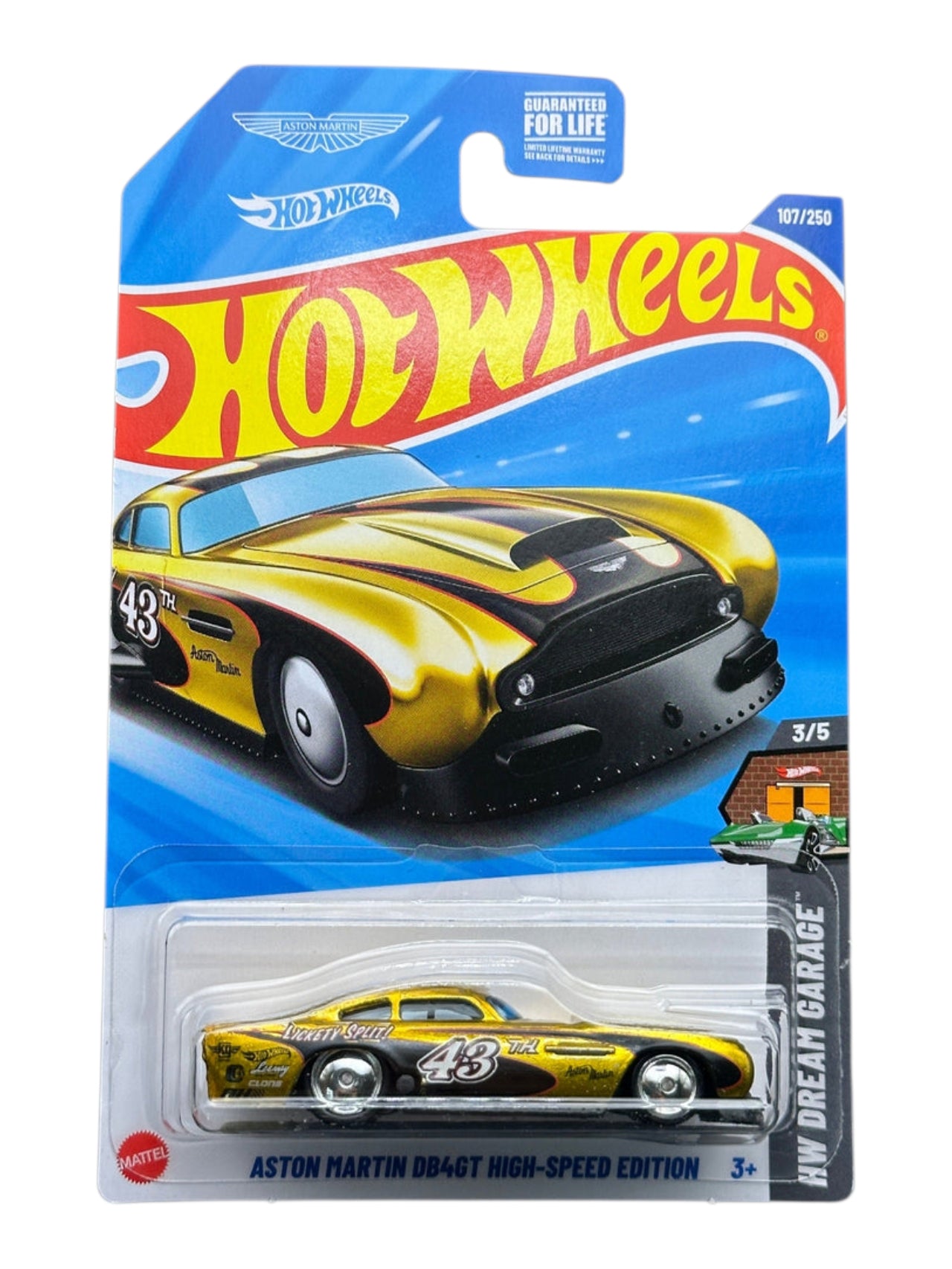 HotWheels Aston Martin DB4GT High-Speed Edition Super Treasure Hunt RLC 1:64 Scale (with Protector)