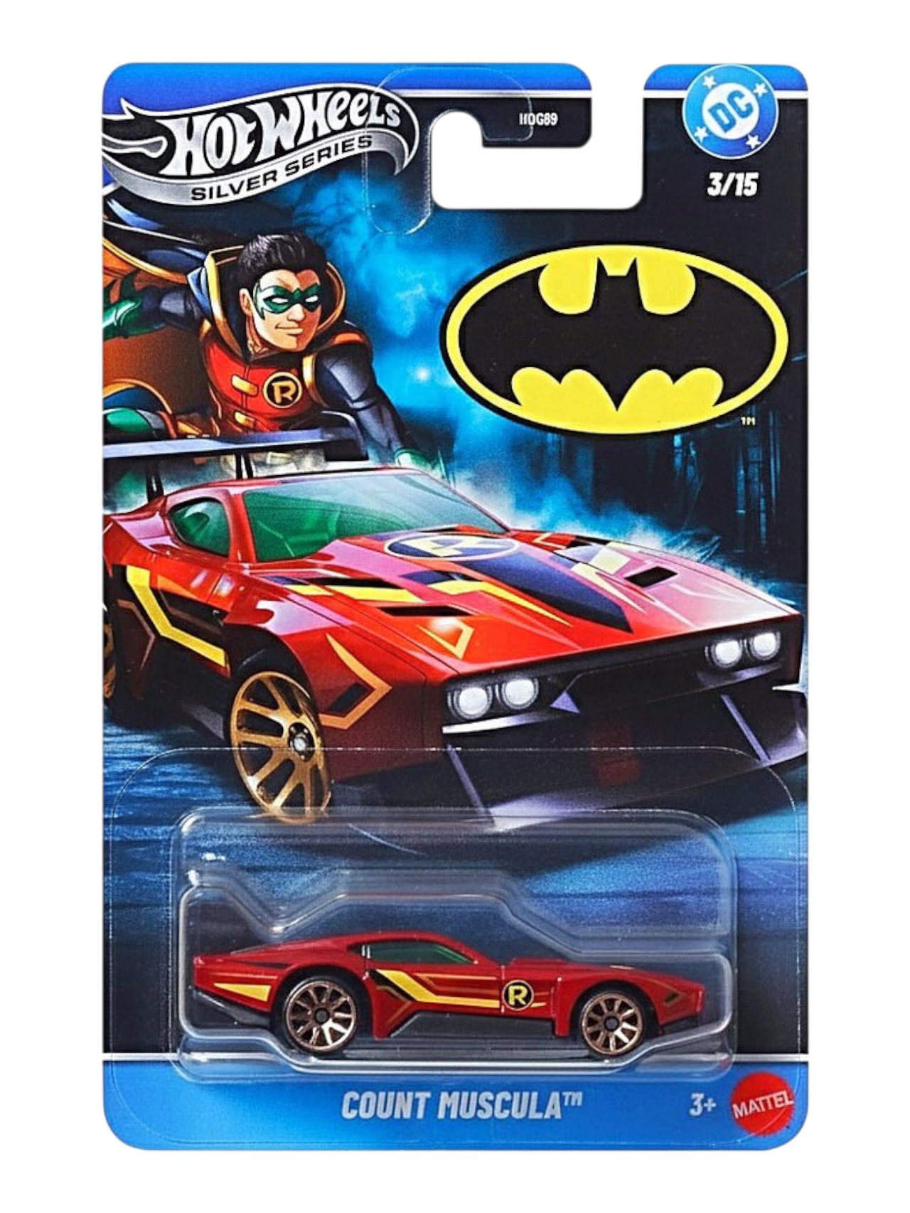 Voiture moulée sous pression Batman Character Wheels (Hot