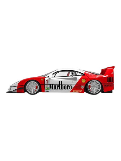 Supcar Ferrari F40 Marlboro Livery 1:64 Scale (With Acrylic Case)