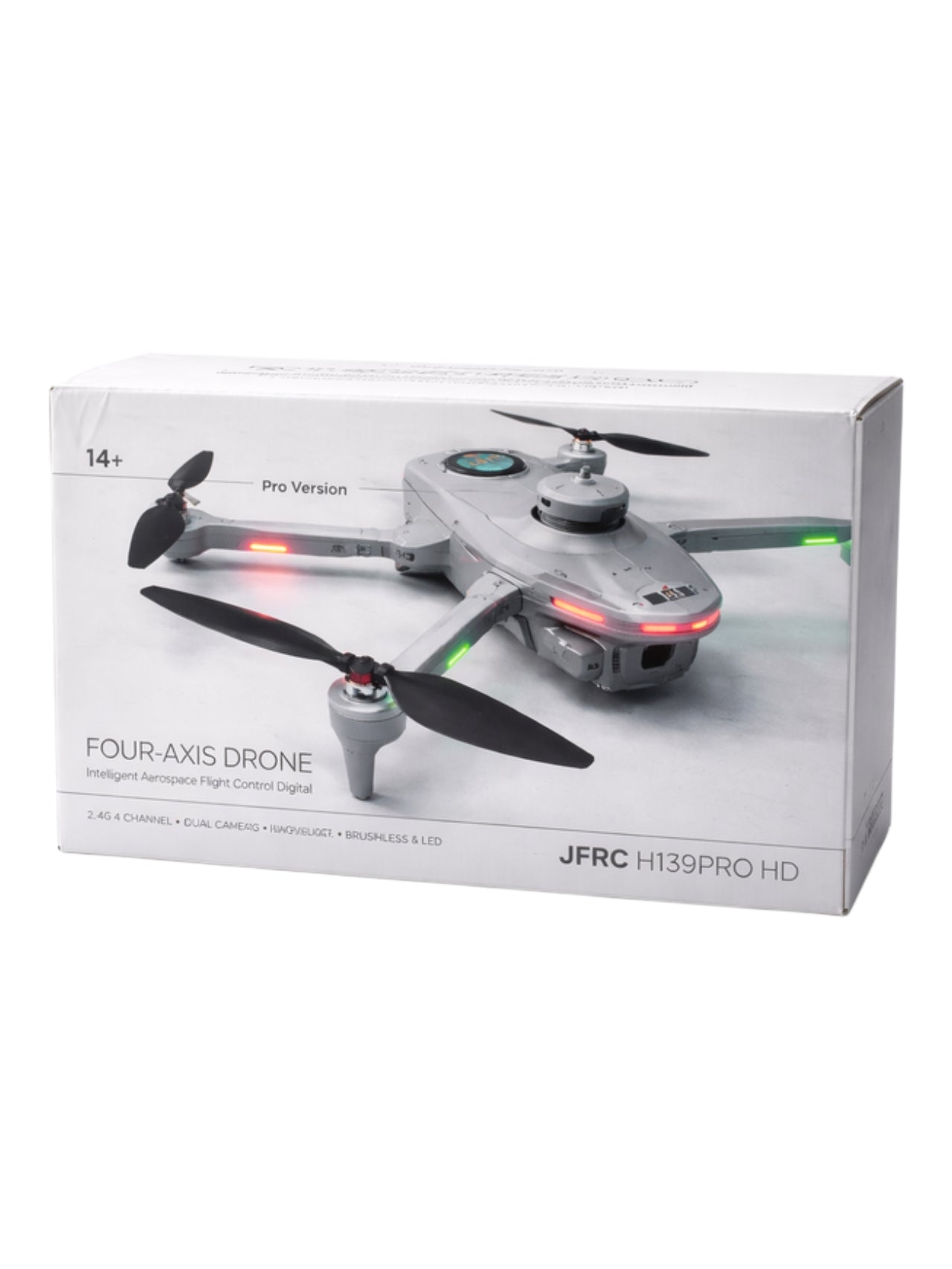 JJRC H139PRO HD Intelligent Aerospace Flight Control Digital 2.4G 4 Channel Dual Camera Obstacle Avoidance Brushless and Led Light Four-Axis RC Drone