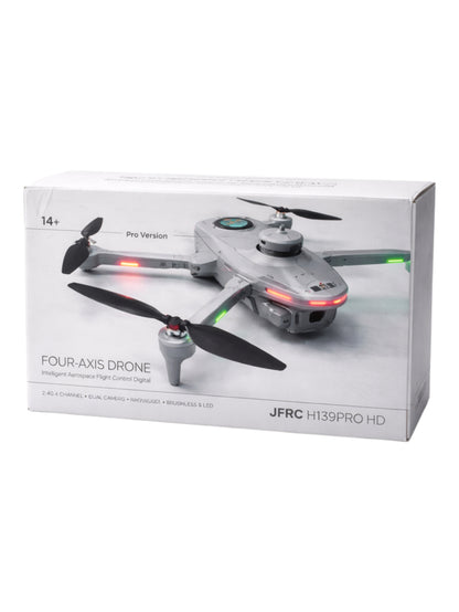 JJRC H139PRO HD Intelligent Aerospace Flight Control Digital 2.4G 4 Channel Dual Camera Obstacle Avoidance Brushless and Led Light Four-Axis RC Drone