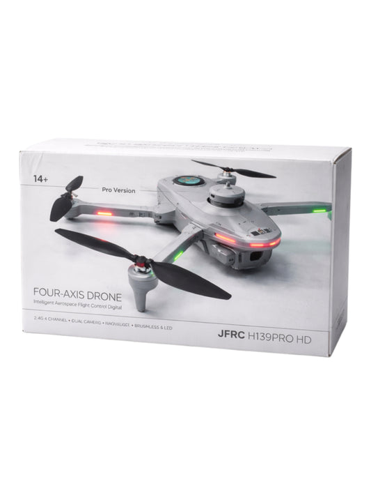 JJRC H139PRO HD Intelligent Aerospace Flight Control Digital 2.4G 4 Channel Dual Camera Obstacle Avoidance Brushless and Led Light Four-Axis RC Drone