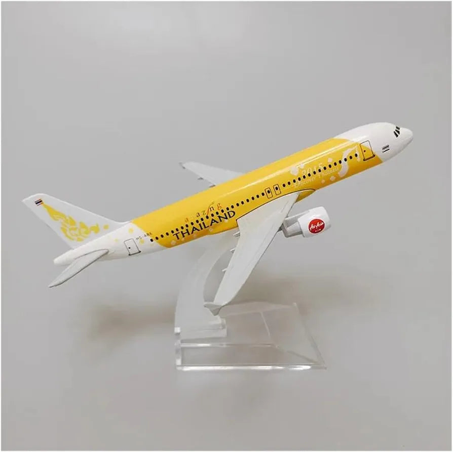 Aircraft THAILAND AIRBUS A380 Passenger Aircraft Plane Diecast Airplane Model 16cm Diecast Airplane Model Plane Aircraft Yellow 16cm No 118.