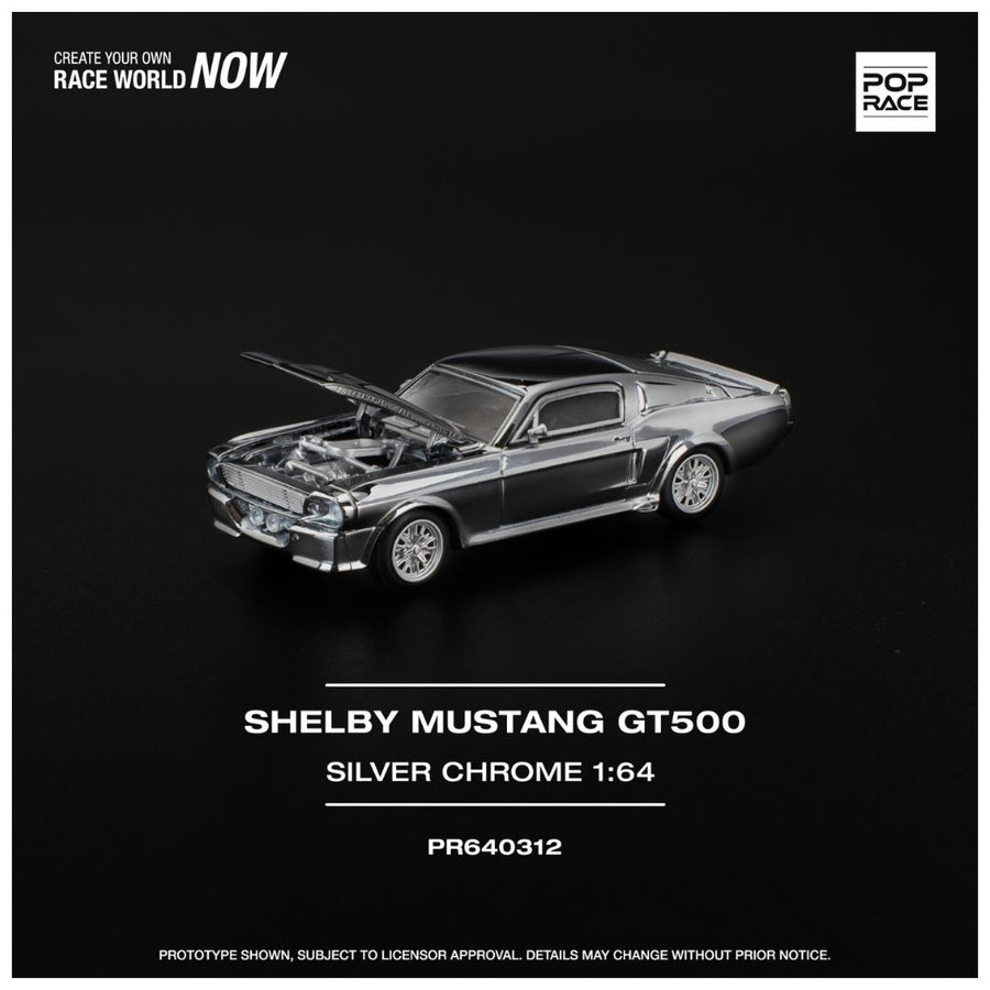 Pop Race PR64-312 Shelby Mustang GT500 1:64 Scale Imported